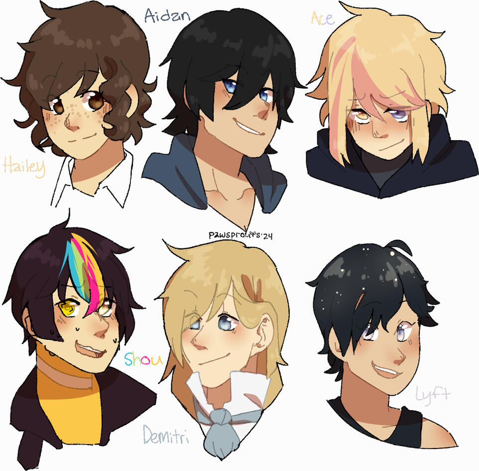 Characters © pawsprouts (All)