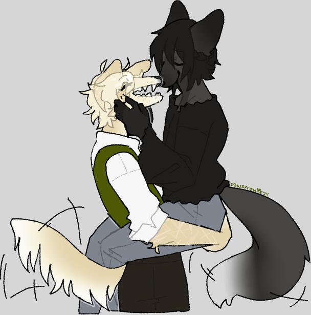 Kelce (he/him), M (they/she/he) © pawsprouts (All)